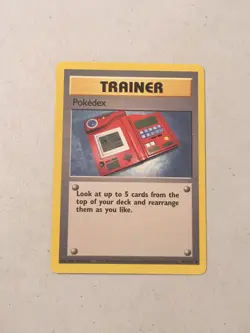 Pokemon TCG 1999 WOTC Base Set Trading Card -- Trainer Pokedex 87/102 - Image 1