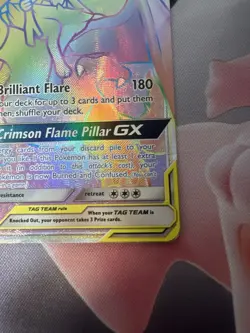 Charizard & Braixen Tag Team GX 251/236 Rainbow Holo Secret Rare Pokemon LP/DMG - Image 2