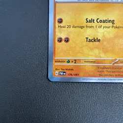 Nacli 176/091 Pokemon SV Paldean Fates NM Baby Shiny English Holo Card -NM - Image 2