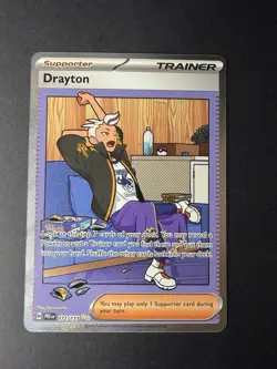 Drayton 172/131 Pokemon Prismatic Evolutions Trainer Special Illustration Rare - Image 1