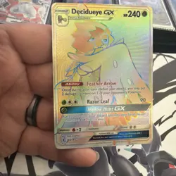 Pokemon TCG Decidueye GX 2017 Sun&Moon Guardians Rising 146/145 Holo Secret Rare - Image 2