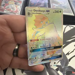 Pokemon TCG Decidueye GX 2017 Sun&Moon Guardians Rising 146/145 Holo Secret Rare - Image 3