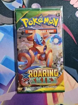 Pokemon XY Roaring Skies, Sealed Booster Pack, Deoxys Artwork 43 - Image 1