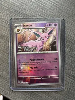 Pokemon Espeon Master Ball Pattern Rare Holo Sv: Prismatic Evolutions 033/131 - Image 3