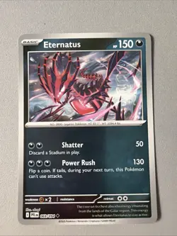Pokemon TCG * Phantasmal Flames * 69/94 Eternatus REVERSE HOLO Uncommon FRESH PK - Image 1