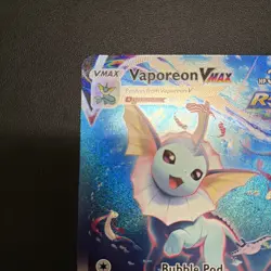 Jumbo Oversized Vaporeon VMAX Card PROMO SWSH182 Pokemon Premium Collection NM - Image 2