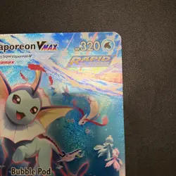 Jumbo Oversized Vaporeon VMAX Card PROMO SWSH182 Pokemon Premium Collection NM - Image 3