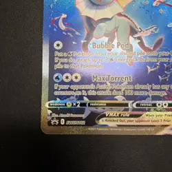 Jumbo Oversized Vaporeon VMAX Card PROMO SWSH182 Pokemon Premium Collection NM - Image 5