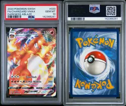 2020 Pokemon SWSH Darkness Ablaze: F/A Charizard Vmax #20 PSA 10 - Image 3