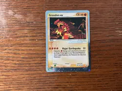 Pokemon Groudon EX Black Star Promo #2 Card NM Near Mint Condition 2003 - Image 1