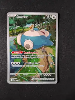 Snorlax - Scarlet & Violet Base Set #051 Promo Pokemon - LP (1 Crease Top Left) - Image 1