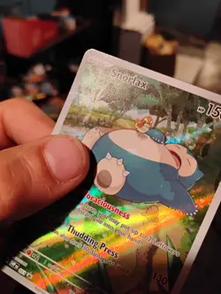 Snorlax - Scarlet & Violet Base Set #051 Promo Pokemon - LP (1 Crease Top Left) - Image 3