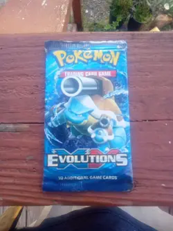 2016 Pokemon TCG XY Evolutions Booster Pack Blastoise Art Factory Sealed Cards - Image 1