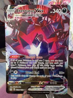 Eternatus VMAX Trainer Gallery Pokemon TCG Holo Ultra Rare Lost Origin TG22/TG30 - Image 2