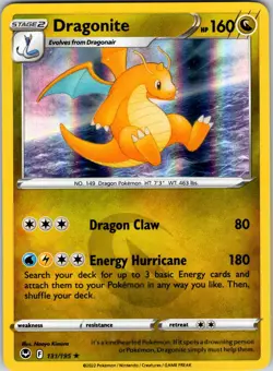 Dragonite 131/195 SWSH12: Silver Tempest Pokemon NM Holo - Image 1