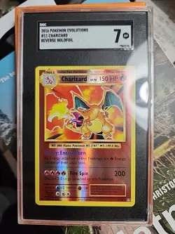 2016 Pokemon Evolutions #11 Charizard Reverse Holofoil - Image 1
