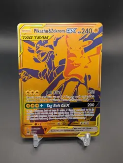 Pikachu & Zekrom GX Tag Team Sun & Moon SM Black Star Promo SM248 Pokemon NM - Image 1