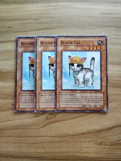 Yu-Gi-Oh! - Rescue Cat 3X - Complete Playset - Image 1