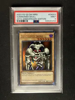 Yu-Gi-Oh! Summoned Skull MRD-EN003 25th Anniversary Edition PSA 9 - Image 1