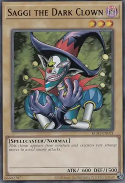 Near Mint, English Yu Gi Oh Saggi the Dark Clown - KC01-EN021 - Ultra Rare - Unl - Image 1