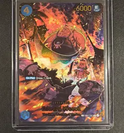One Piece TCG Edward Weevil - EB01-023 (SP) - The Azure Sea's Seven NM ENGLISH - Image 1