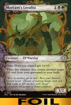 Morcant's Loyalist ** FOIL SHOWCASE ** Lorwyn Eclipsed - CUC NM MTG - Image 1