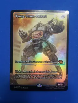 Krang Utrom Warlord Showcase Foil TMNT Magic The Gathering MTG - Image 1