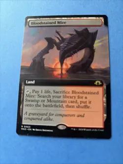 Bloodstained Mire (Extended Art) Modern Horizons 3 Regular - Image 1