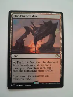 Bloodstained Mire NM MH3 Magic the Gathering MTG Modern Horizons 3 - Image 1