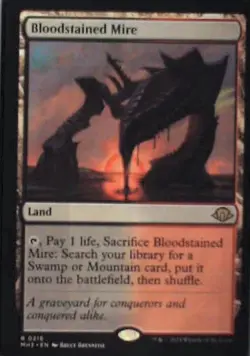 Bloodstained Mire - Modern Horizons 3: #216, Magic: The Gathering Lp C287 - Image 1