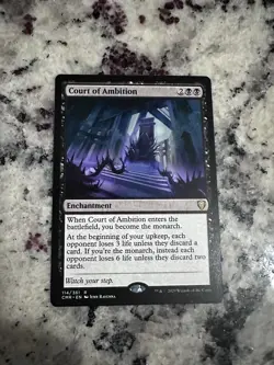 MTG Court of Ambition Commander Legends 114/361 Regular Rare - Image 1