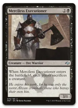 Merciless Executioner #76 (NM) Fate Reforged FRF Magic MTG - Image 1