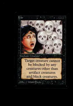 Magic the Gathering FEAR Beta MTG - Image 1