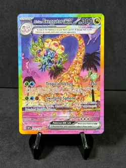 2024 Pokemon SV Surging Sparks SSP EN Alolan Exeggutor Ex #242/191 - Image 1