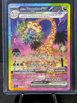 2024 Pokemon SV Surging Sparks SSP EN Alolan Exeggutor Ex #242/191 - Image 5