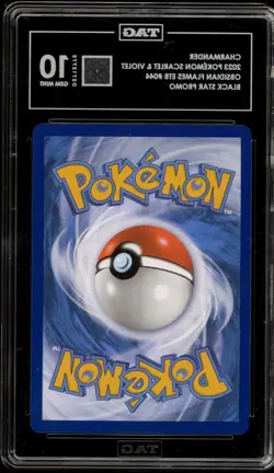 Pokemon Charmander Obsidian Flames ETB Promo SVP EN 044 TAG 10 Gem Mint - Image 2