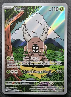 Pokemon Pinsir Illustration Rare Full Art Holo 168/167 Near Mint Pack Fresh! - Image 1