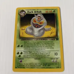 Pokemon TCG Team Rocket Dark Arbok 19/82 MP Condition - Image 1