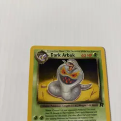 Pokemon TCG Team Rocket Dark Arbok 19/82 MP Condition - Image 3