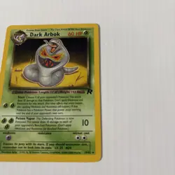 Pokemon TCG Team Rocket Dark Arbok 19/82 MP Condition - Image 5