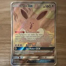 Pokemon Eevee GX SM233 Promo Holo Basic Beast Card- with sleeve - Image 1