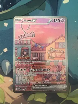 Mew ex SVP053 Pokemon 151 UPC Black Star Promo Special Illustration Rare NM/Mint - Image 1