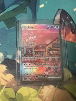 Mew ex SVP053 Pokemon 151 UPC Black Star Promo Special Illustration Rare NM/Mint - Image 3