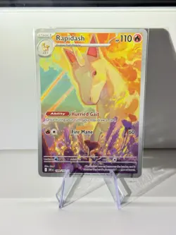 Rapidash 189/182 Full Art Holo Pokemon Sv10: Destined Rivals English Near Mint - Image 1