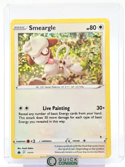 SMEARGLE` 2022 NINTENDO TCG POKEMON HOLO MCDONALDS 15/15 Q0014 - Image 1