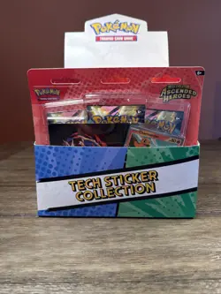 Pokemon Mega Evolution Ascended Heroes Sticker Tech | Case of 12 | Authentic - Image 1