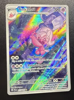 Tinkatuff 217/193 Sv02: Paldea Evolved Holo Pokemon TCG Card Near Mint - Image 2