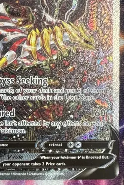 Pokemon TCG Giratina V 186/196 Lost Origin Alt Full Art NM - Image 4