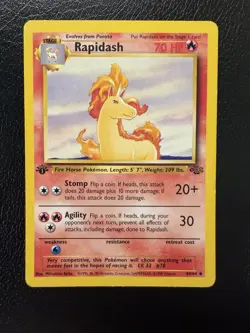 Rapidash 44/64 Jungle Pokemon TCG LP First Edition - Image 1