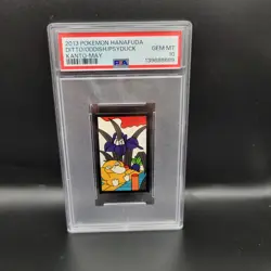 2013 POKEMON HANAFUDA KANTO MAY DITTO/ODDISH/PSYDUCK PSA 10 - Image 1
